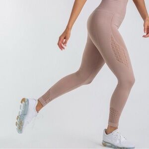 Gymshark Seamless Energy High-Waisted Leggings Taupe women’s XS